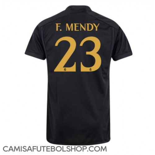 Camisa de time de futebol Real Madrid Ferland Mendy #23 Replicas 3º Equipamento 2023-24 Manga Curta